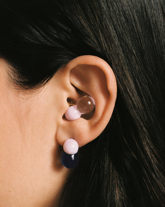 Doble Pearl Earring Single
